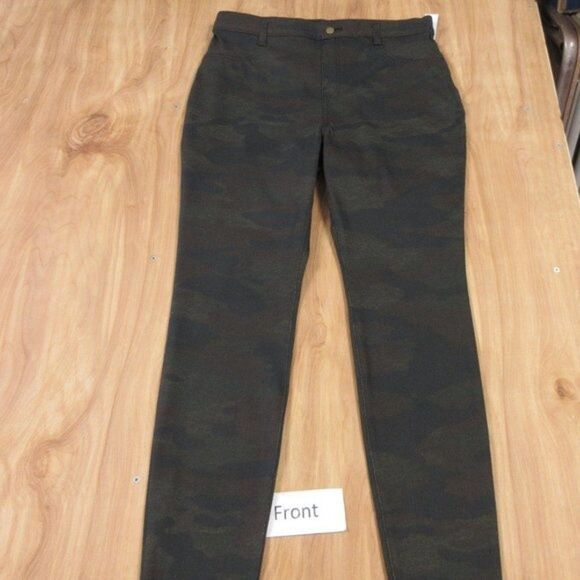 TIME AND TRU Hi Rise PULL ON‎ Camouflage Jeggings Sz L (12-14) Camo Leggings NWT - Picture 3 of 12